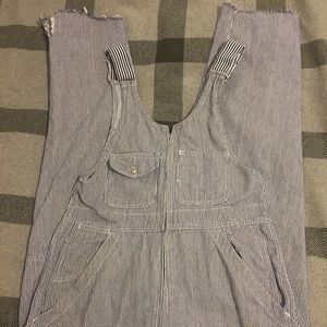 Vintage train conductor overalls